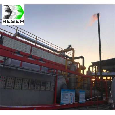 Advanced high quality waste plastic waste tire continuous pyrolysis plant