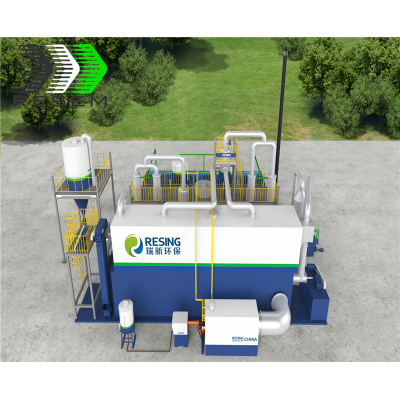 Waste plastic to oil plant second-hand plastic pyrolysis plant with CE SGS capacity customization